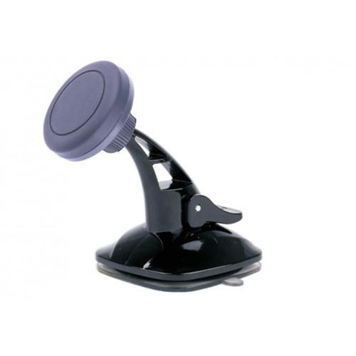 GlobalTone Support De Voiture Pour Téléphone Cellulaire Avec Succion Et Aimant Noir - Simple Boutique