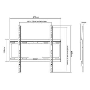 GlobalTone Support Mural Fixe ultra-mince LCD LED PLASMA 32-55" ECONO (BOITE OUVERTE) - Simple Boutique