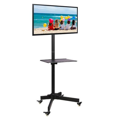 GlobalTone Support TV Portatif sur Roulettes LED PLASMA LCD 19" à 37" - Simple Boutique