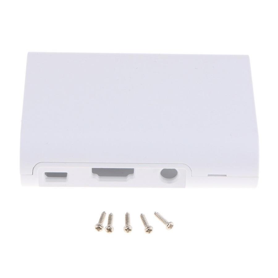 Globaltone 03545 Boitier Moulé par Injection pour Raspberry Pi 2 Pi 3 Modèle B/B+ Blanc - Simple Boutique