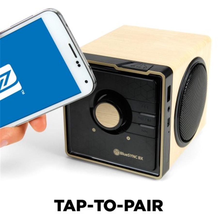 Gogroove Bluesync BX Haut-Parleur Bluetooth Portable et Rechargeable Bois GGBSBX0100BRUS - Simple Boutique