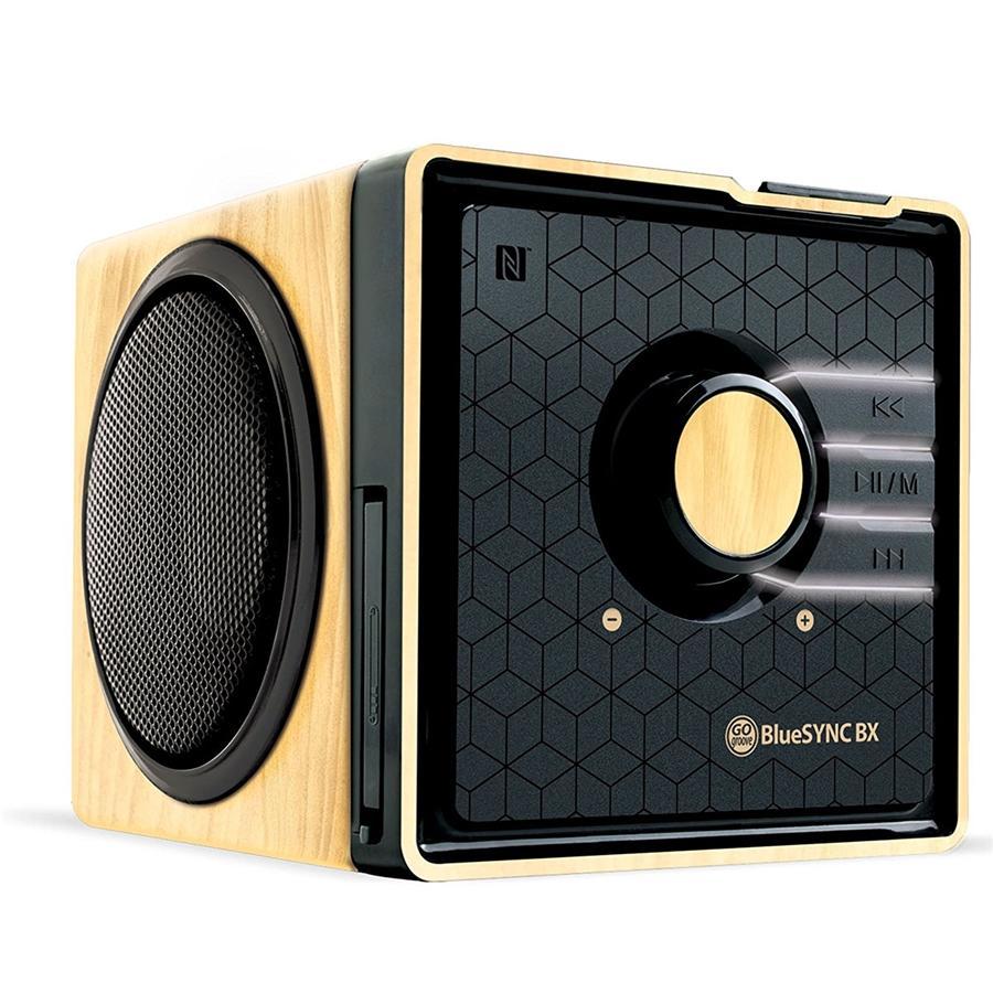 Gogroove Bluesync BX Haut-Parleur Bluetooth Portable et Rechargeable Bois GGBSBX0100BRUS - Simple Boutique