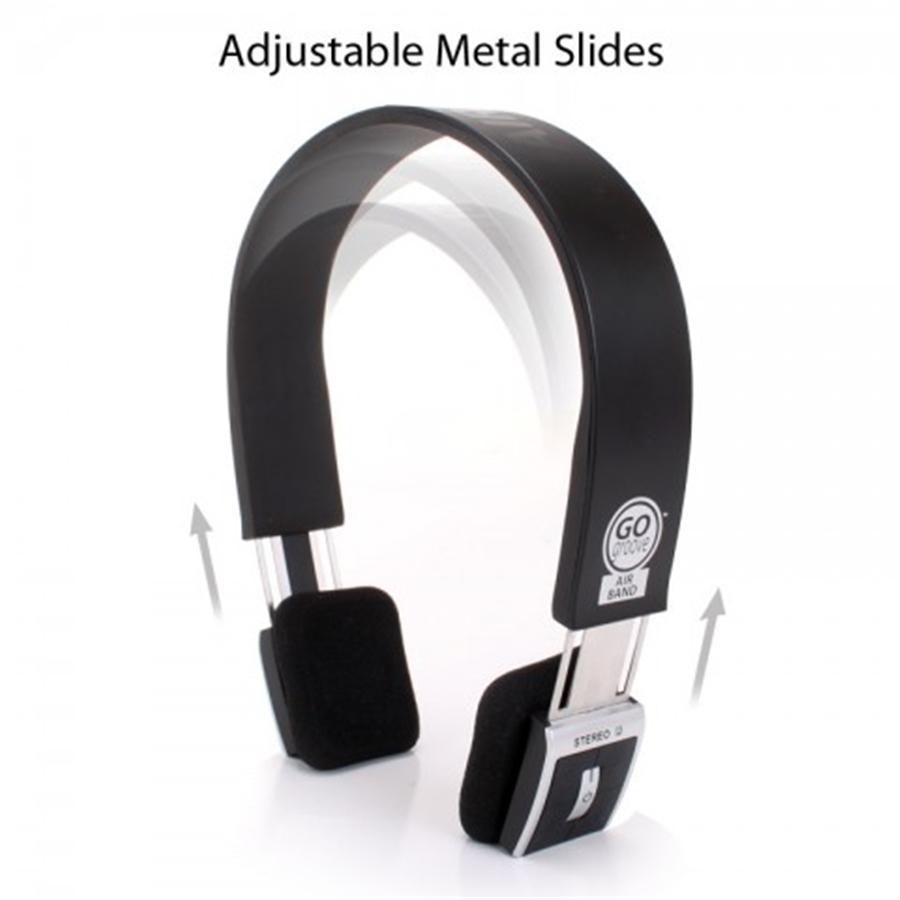Gogroove Bluevibe Airband Casque d'Écoute Bluetooth Sans Fil Noir GGAB000200BKEW - Simple Boutique