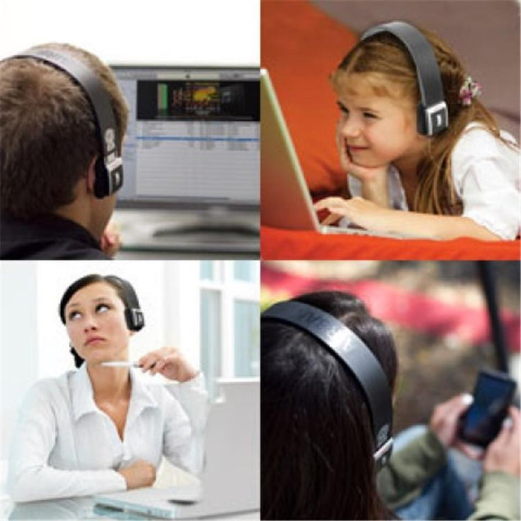 Gogroove Bluevibe Airband Casque d'Écoute Bluetooth Sans Fil Noir GGAB000200BKEW - Simple Boutique