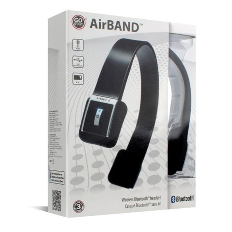 Gogroove Bluevibe Airband Casque d'Écoute Bluetooth Sans Fil Noir GGAB000200BKEW - Simple Boutique