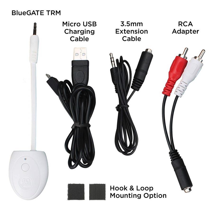 Gogroove Bluevibe FXT Kit d'Adaptateur et Casque d'Écoute Sans Fil Bluetooth Noir - Simple Boutique
