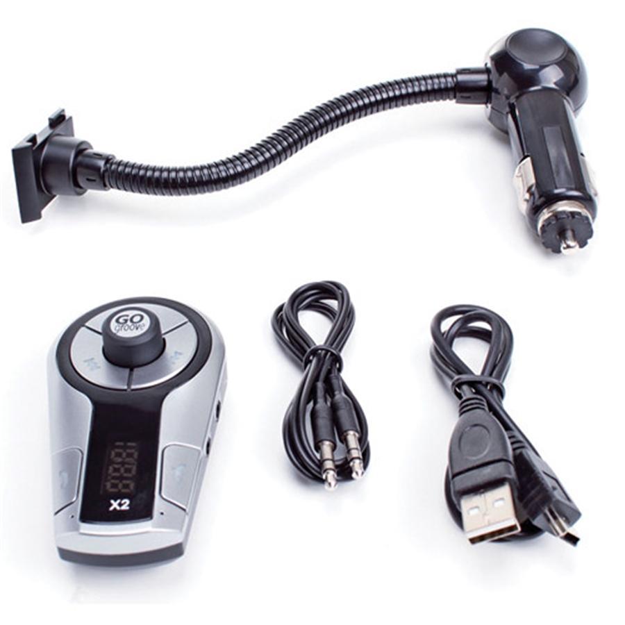 Gogroove Flexsmart X2 Transmetteur FM Bluetooth pour Voiture Gris GGFSX20200GYEW - Simple Boutique
