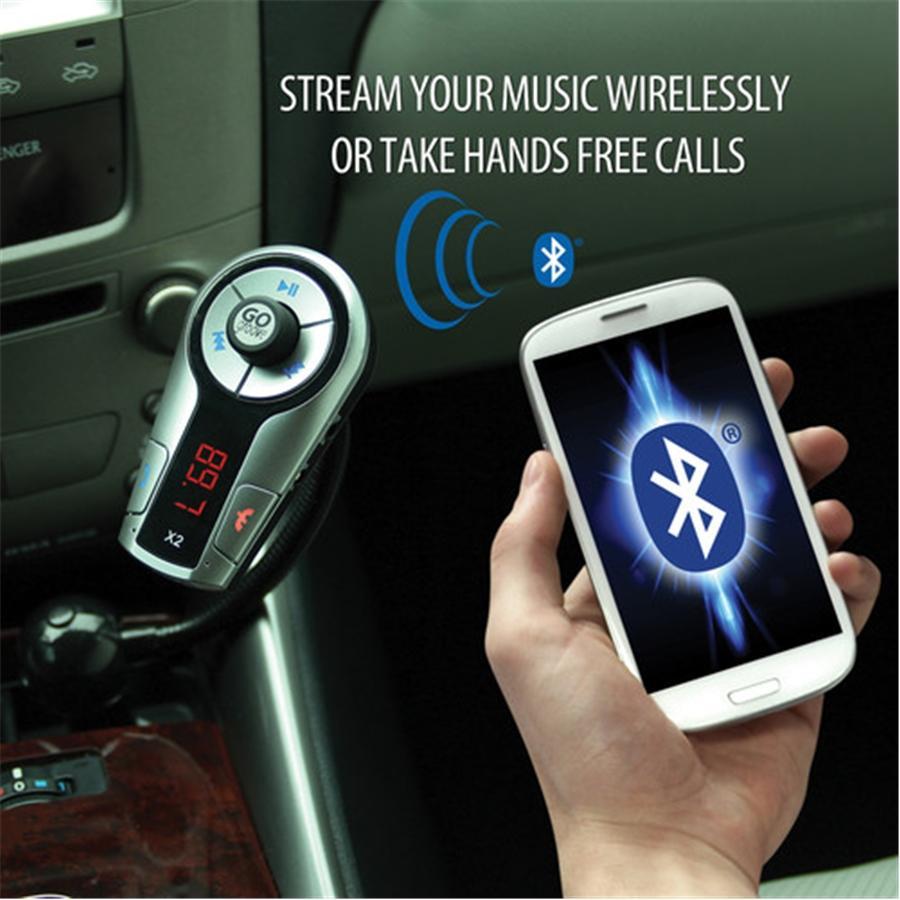 Gogroove Flexsmart X2 Transmetteur FM Bluetooth pour Voiture Gris GGFSX20200GYEW - Simple Boutique