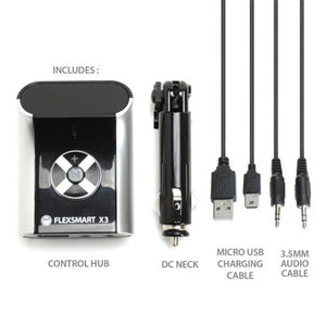 Gogroove Flexsmart X3 Transmetteur FM Bluetooth Compact pour Voiture Noir GGFSX3M100BKEW - Simple Boutique