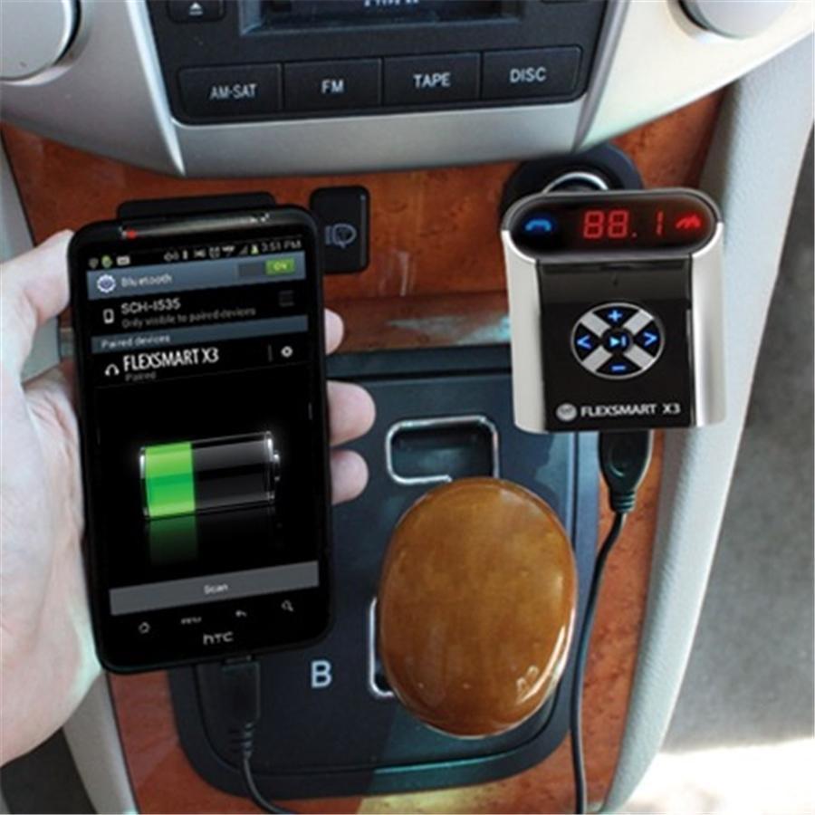Gogroove Flexsmart X3 Transmetteur FM Bluetooth Compact pour Voiture Noir GGFSX3M100BKEW - Simple Boutique