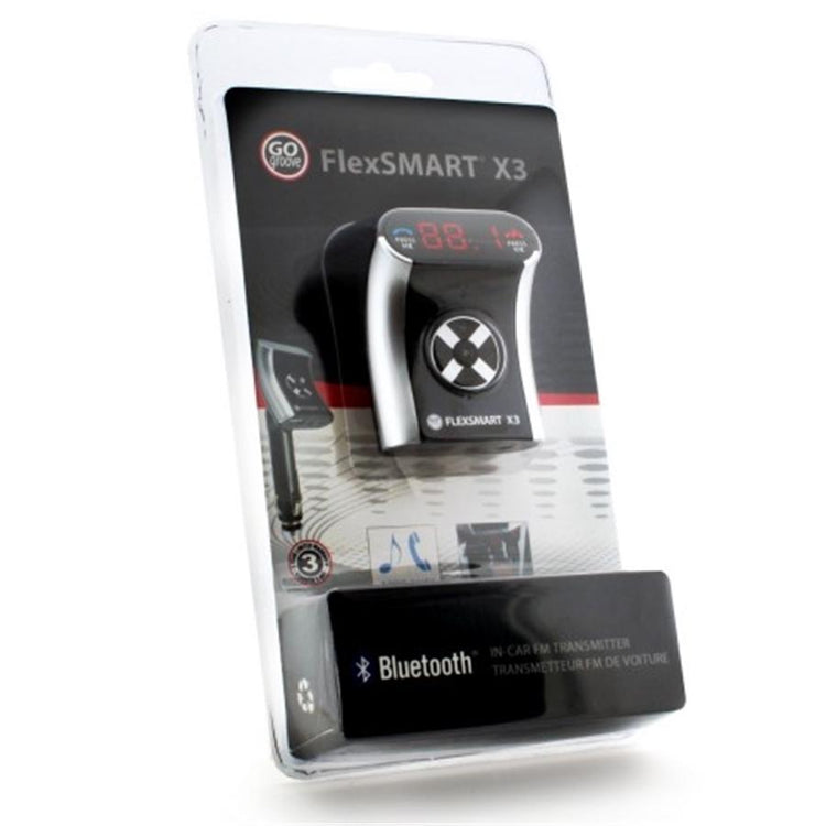 Gogroove Flexsmart X3 Transmetteur FM Bluetooth Compact pour Voiture Noir GGFSX3M100BKEW - Simple Boutique