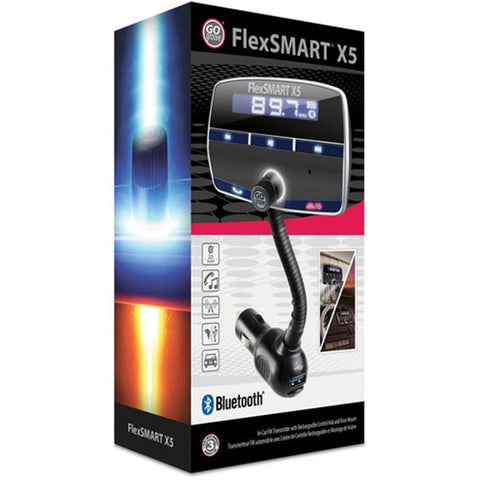 Gogroove Flexsmart X5 Transmetteur FM Bleutooth Noir GGFSX50200BKEW