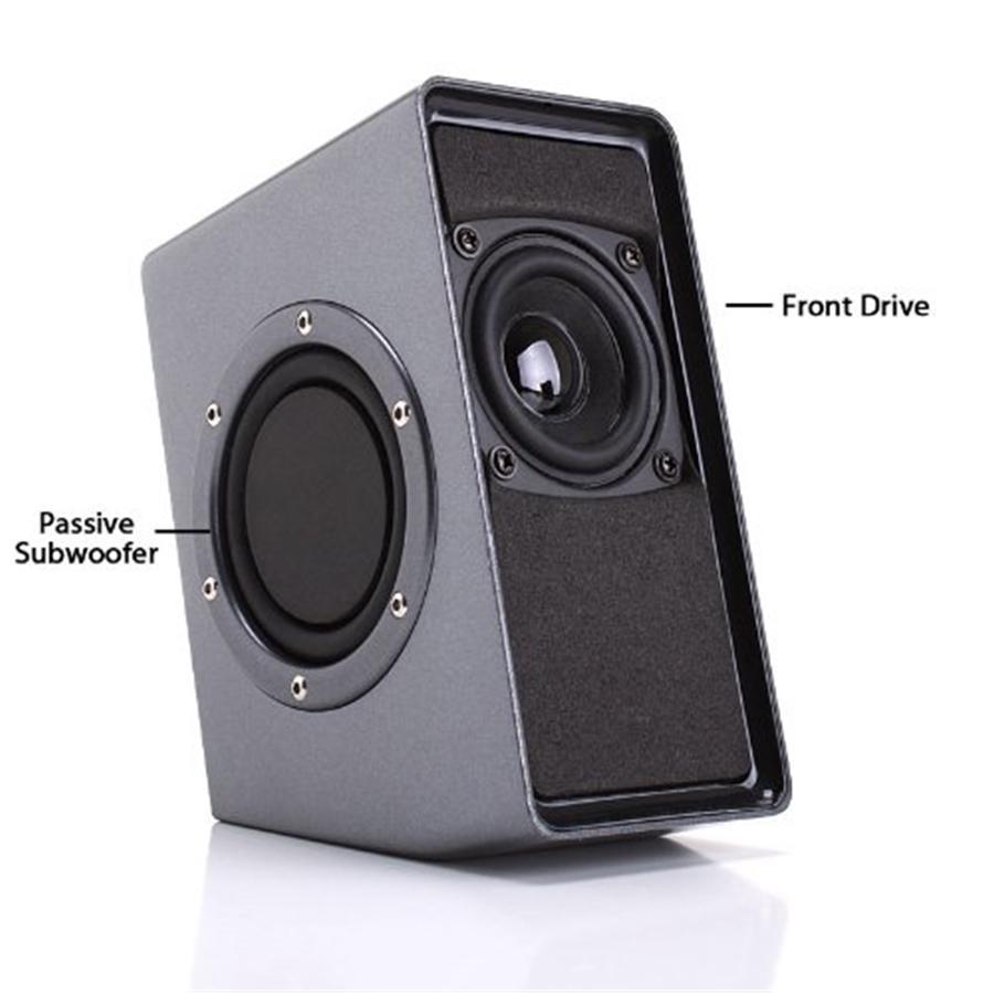 Gogroove Sonaverse O2 Haut-Parleurs USB pour Ordinateur avec Entrée Aux Gris GGSVO20100GYUS - Simple Boutique
