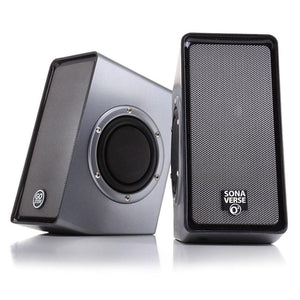 Gogroove Sonaverse O2 Haut-Parleurs USB pour Ordinateur avec Entrée Aux Gris GGSVO20100GYUS - Simple Boutique