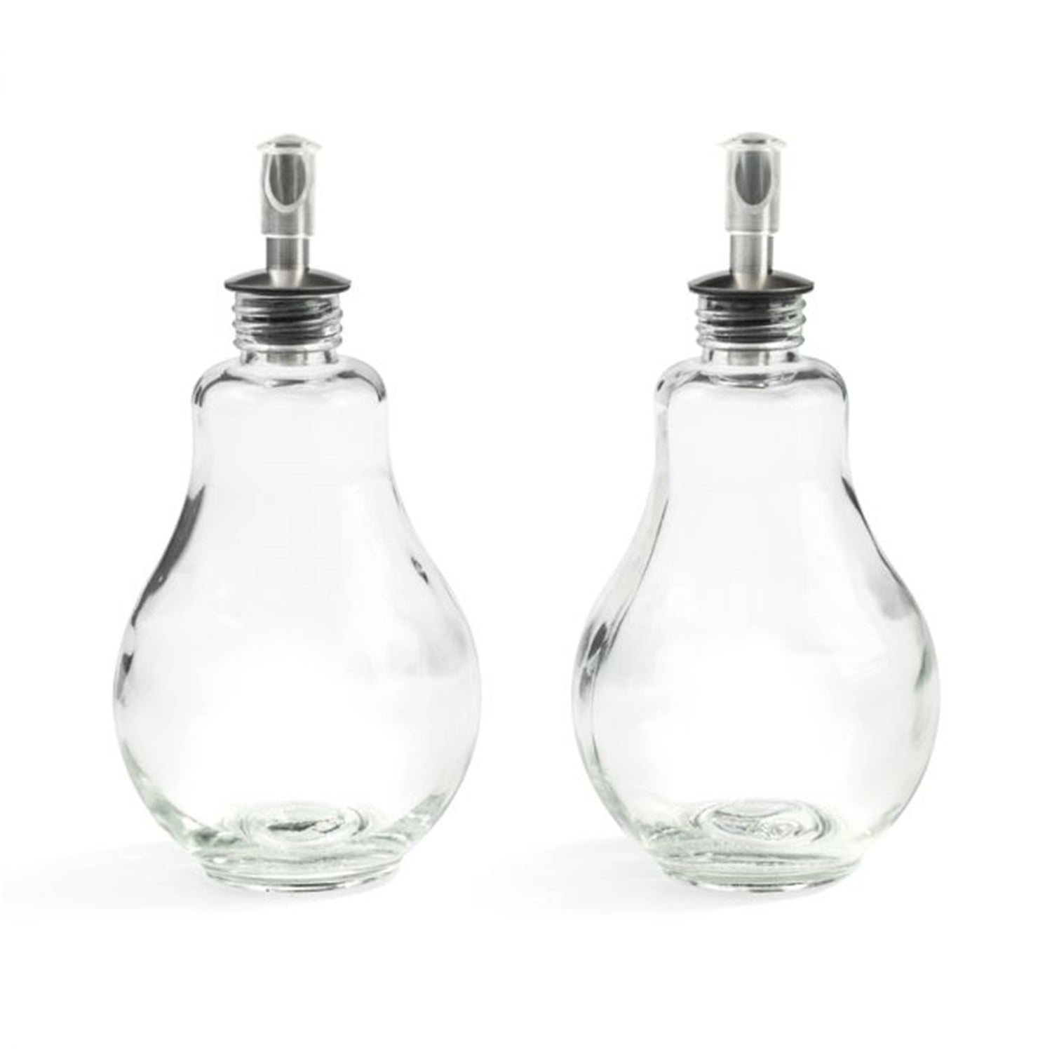 Gourmet - Ensemble de 2 Bouteilles pour Huile et Vinaigre, Capacité de 280ml, Fabriqué en Verre - Simple Boutique