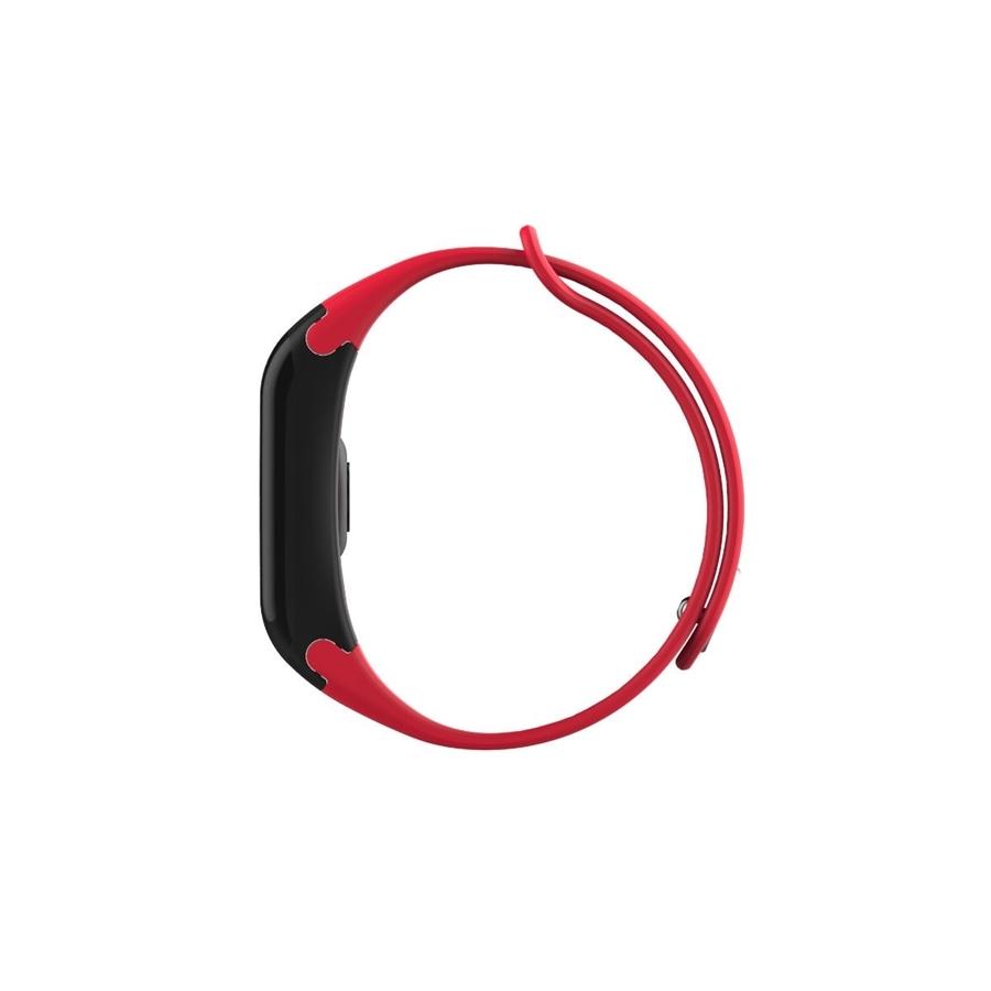 HEALTHme Montre Intelligente avec Moniteur Activité Bluetooth Android IOS Rouge - Simple Boutique