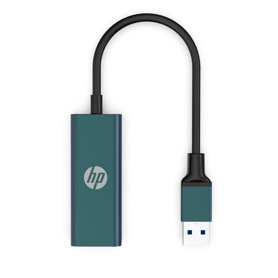 HP - Adaptateur Ethernet USB 3.0 à 10/100/1000Mbps RJ45 LAN Filaire, Noir - Simple Boutique
