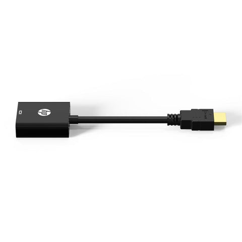 HP - Adaptateur HDMI Mâle vers VGA Femelle, HD 1080P, Noir