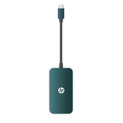 HP - Adaptateur USB C 3.1 Mâle vers HDMI, VGA et Display Port, HDMI 4k, DP (Display Port) 4k, VGA 1080P, Noir