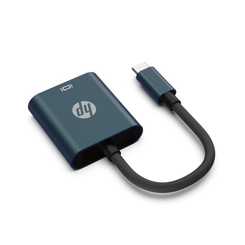 HP - Adaptateur USB C 3.1 Mâle vers VGA 1080P, Noir