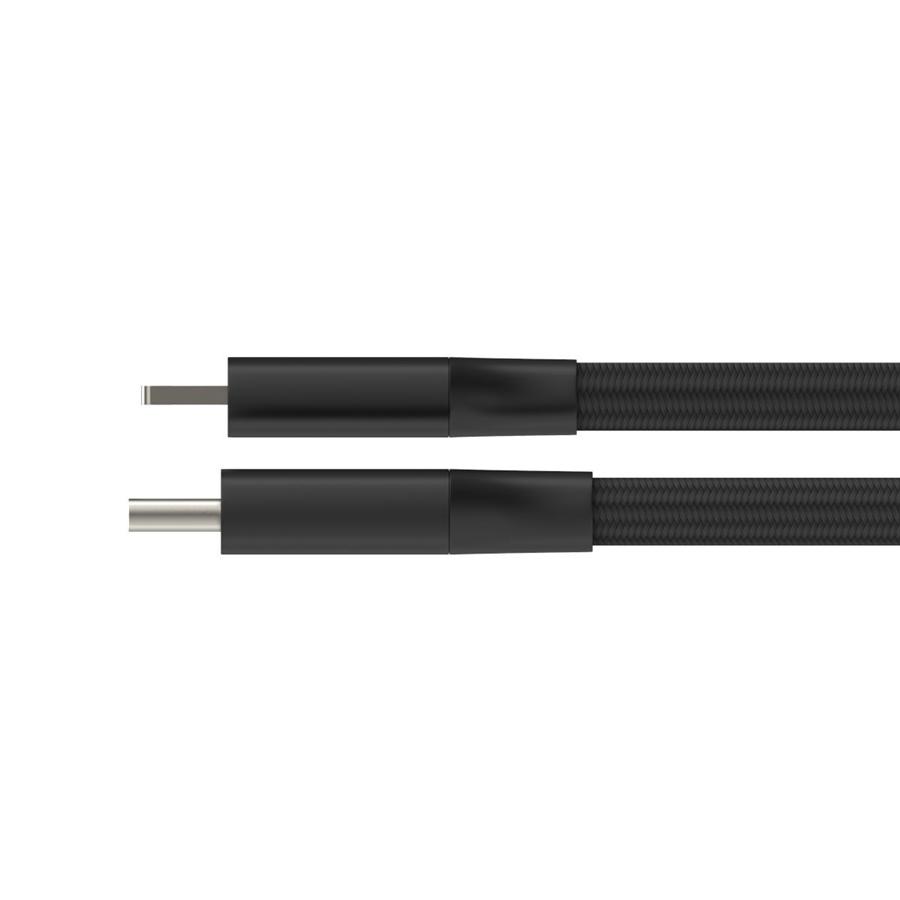 HP - Câble USB C à Lightning, Charge et Synchronisation, Alliage d'aluminium, Longeur de 2 Mètre, Noir - Simple Boutique