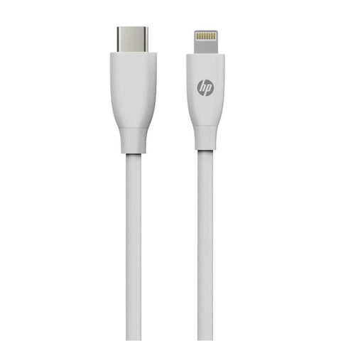 HP -  Câble USB C à Lightning, Charge et Synchronisation, Longeur de 1 Mètre, Blanc