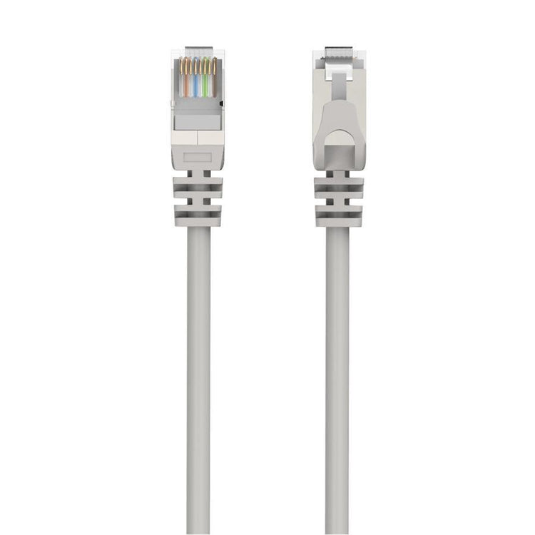HP - Câble réseau Ethernet Cat5E F/UTP, 100 MHz, 100 Mbps, RJ45, Longeur de 2 Mètre, Gris - Simple Boutique