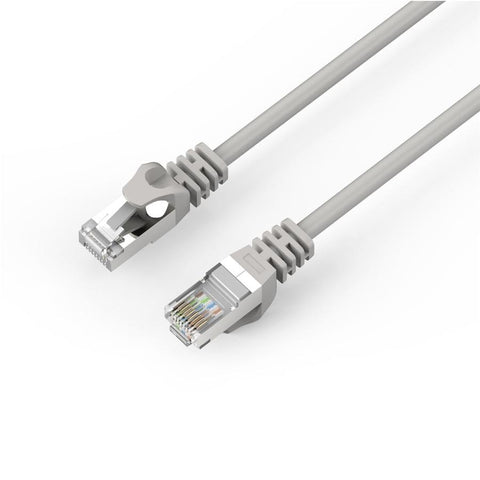 HP - Câble réseau Ethernet Cat5E F/UTP, 100 MHz, 100 Mbps, RJ45, Longeur de 2 Mètre, Gris