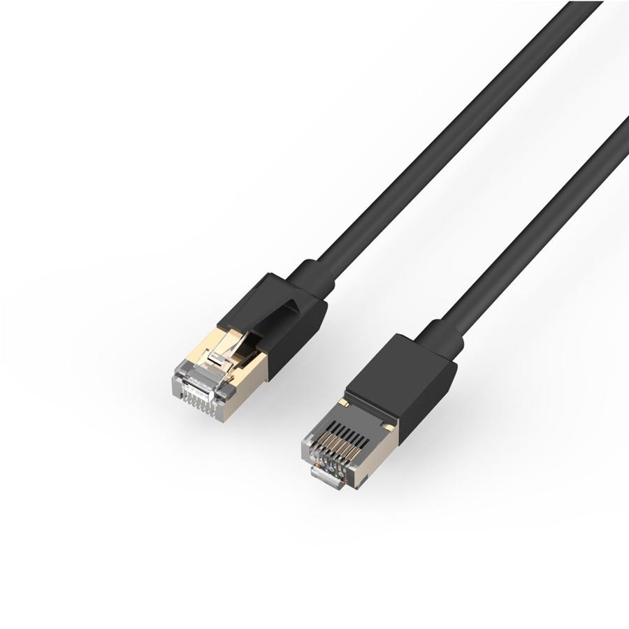HP - Câble réseau Ethernet Cat8 F/FTP, 600MHz, 40Gbps, RJ45, Longeur de 3 Mètre, Noir - Simple Boutique