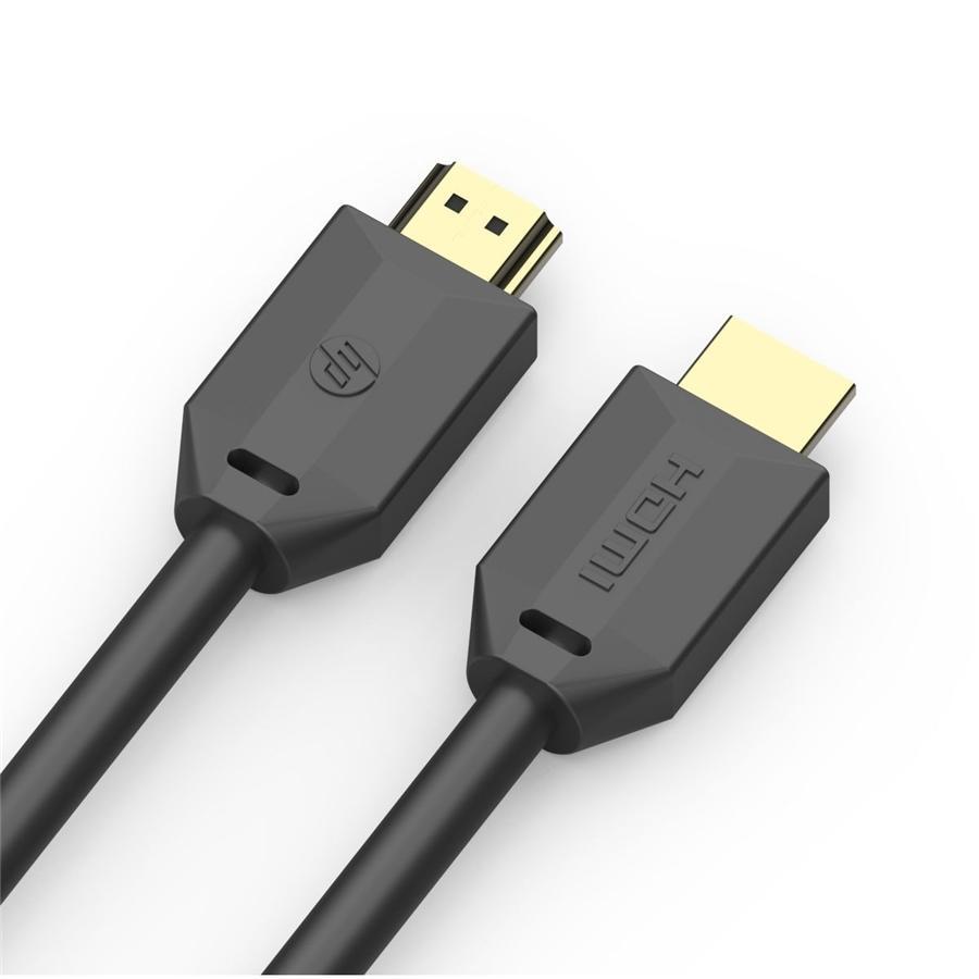 HP - Câbles HDMI 2.0 Haute Vitesse, 18 Gpbs, 4K (4096x2160), 30 AWG, 60 Hz, Longeur de 2 Mètre, Noir - Simple Boutique