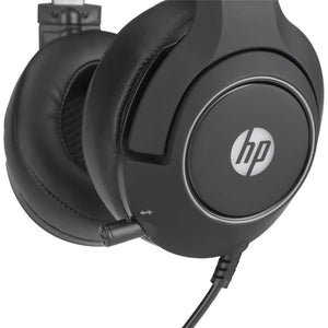 HP - Casque de Jeu Filaire 7.1 Surround avec Microphone et Rétro-Éclairage, Câble de 2.2 Mètres, Noir - Simple Boutique