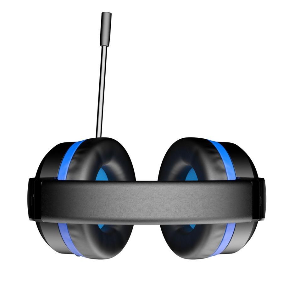HP - Casque de Jeu Stéréo, Filaire avec Microphone et Rétro-Éclairage, Câble de 2 Mètres, Noir - Simple Boutique