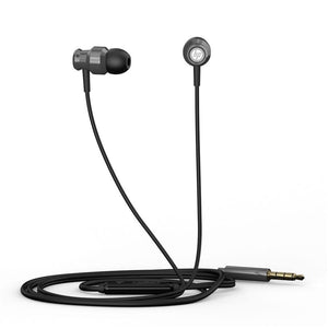 HP - Écouteurs Stéréo Intra-Auriculaire avec Contrôle du Volume et Microphone, Noir - Simple Boutique