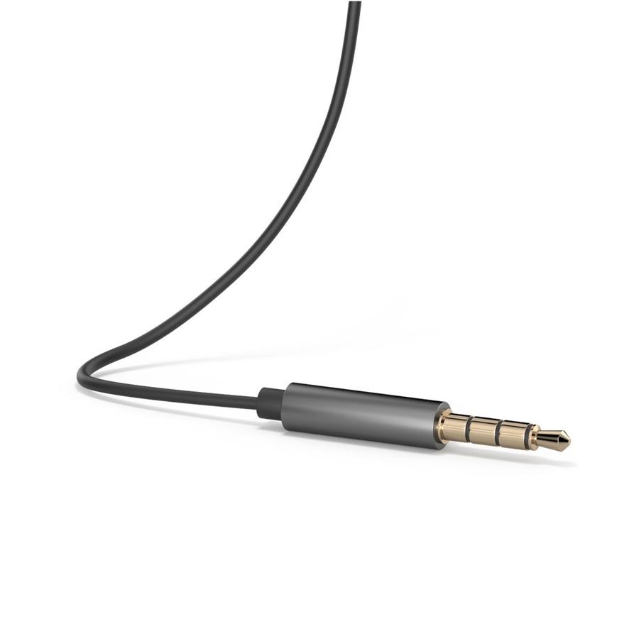 HP - Écouteurs Stéréo Intra-Auriculaire avec Contrôle du Volume et Microphone, Noir - Simple Boutique