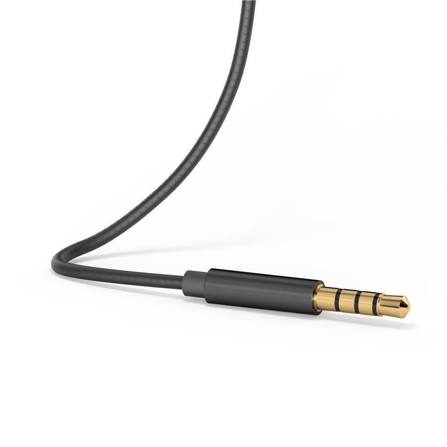 HP - Écouteurs Stéréo Intra-Auriculaire avec Contrôle du Volume et Microphone, Noir - Simple Boutique