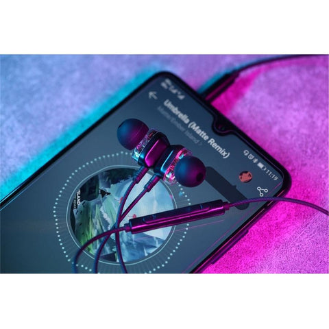 HP - Écouteurs Stéréo Intra-Auriculaire avec Contrôle du Volume et Microphone, Noir