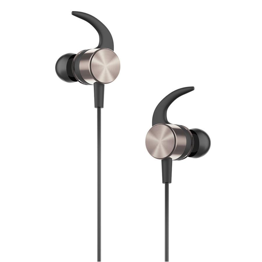 HP - Écouteurs Stéréo Intra-Auriculaire avec Contrôle du Volume et Microphone, Or - Simple Boutique