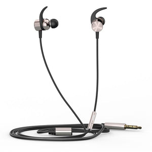 HP - Écouteurs Stéréo Intra-Auriculaire avec Contrôle du Volume et Microphone, Or - Simple Boutique