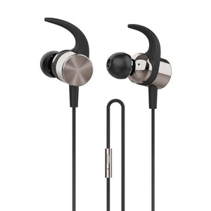HP - Écouteurs Stéréo Intra-Auriculaire avec Contrôle du Volume et Microphone, Or - Simple Boutique