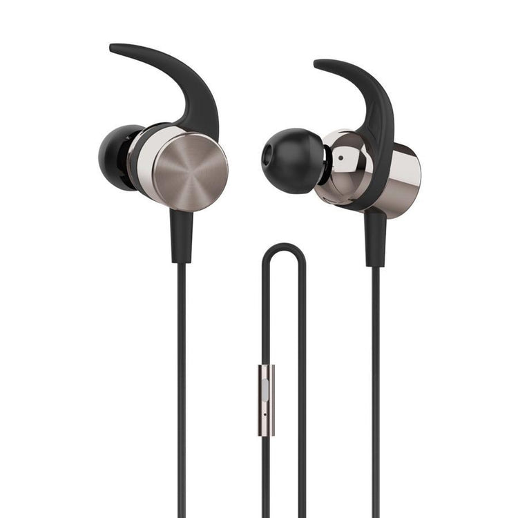 HP - Écouteurs Stéréo Intra-Auriculaire avec Contrôle du Volume et Microphone, Or - Simple Boutique