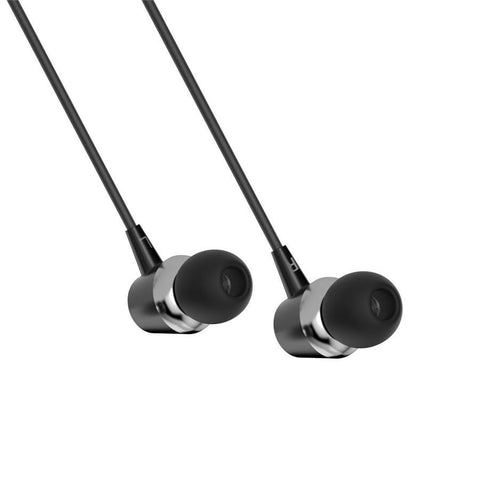 HP - Écouteurs Stéréo Intra-Auriculaire avec Contrpole du Volume et Microphone, Noir