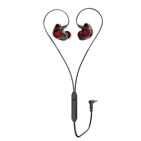HP - Écouteurs de Jeu Stéréo Intra-Auriculaire avec Contrôle du Volume et Microphone Amovible, Noir