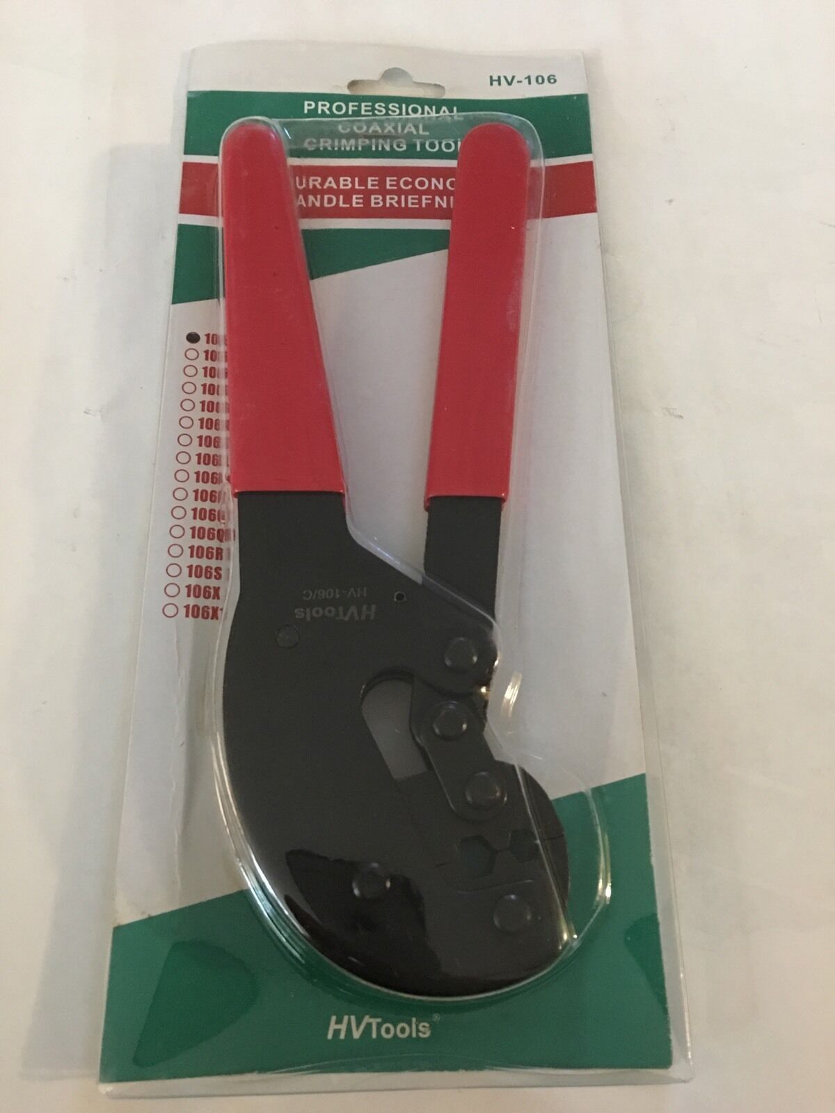 HV Tools HV-106 Outil à sertir professionnel pour câble RG59 et RG6 - Simple Boutique