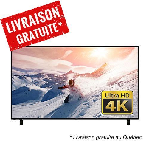 Haier Téléviseur intelligent ultra-HD 4K à DEL 65 po (65UF2505) - Simple Boutique