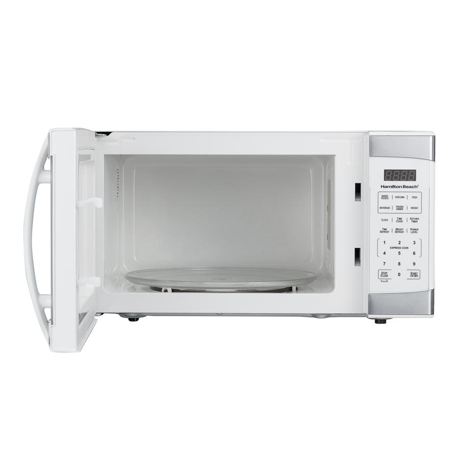 Hamilton Beach 1,1 Pi. Cu. Four à Micro-ondes 1000W en Acier Inoxydable Blanc (REMIS À NEUF) - Simple Boutique