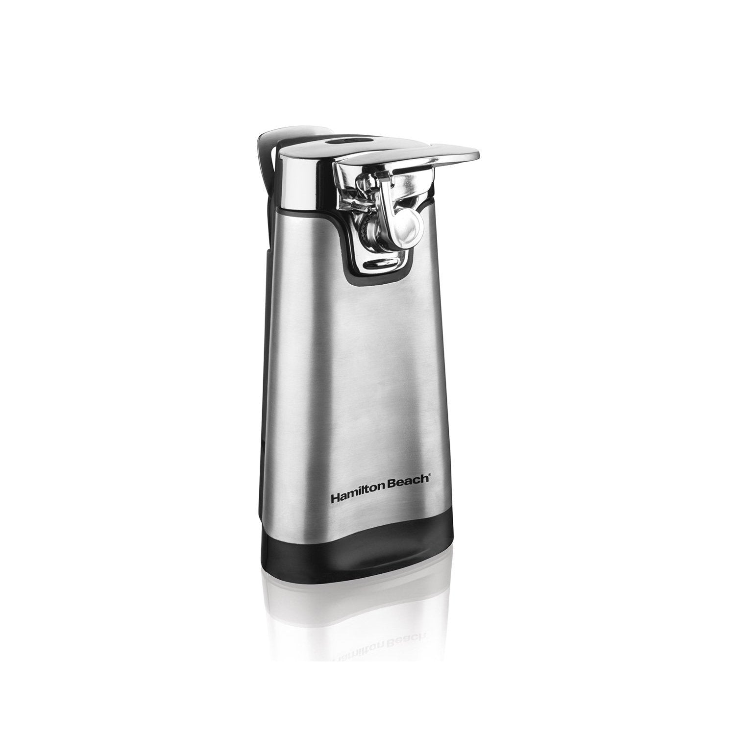 Hamilton Beach - Ouvre-Boite Électrique avec Taille Couteau et Ouvre-Bouteille, Acier Inoxydable - Simple Boutique