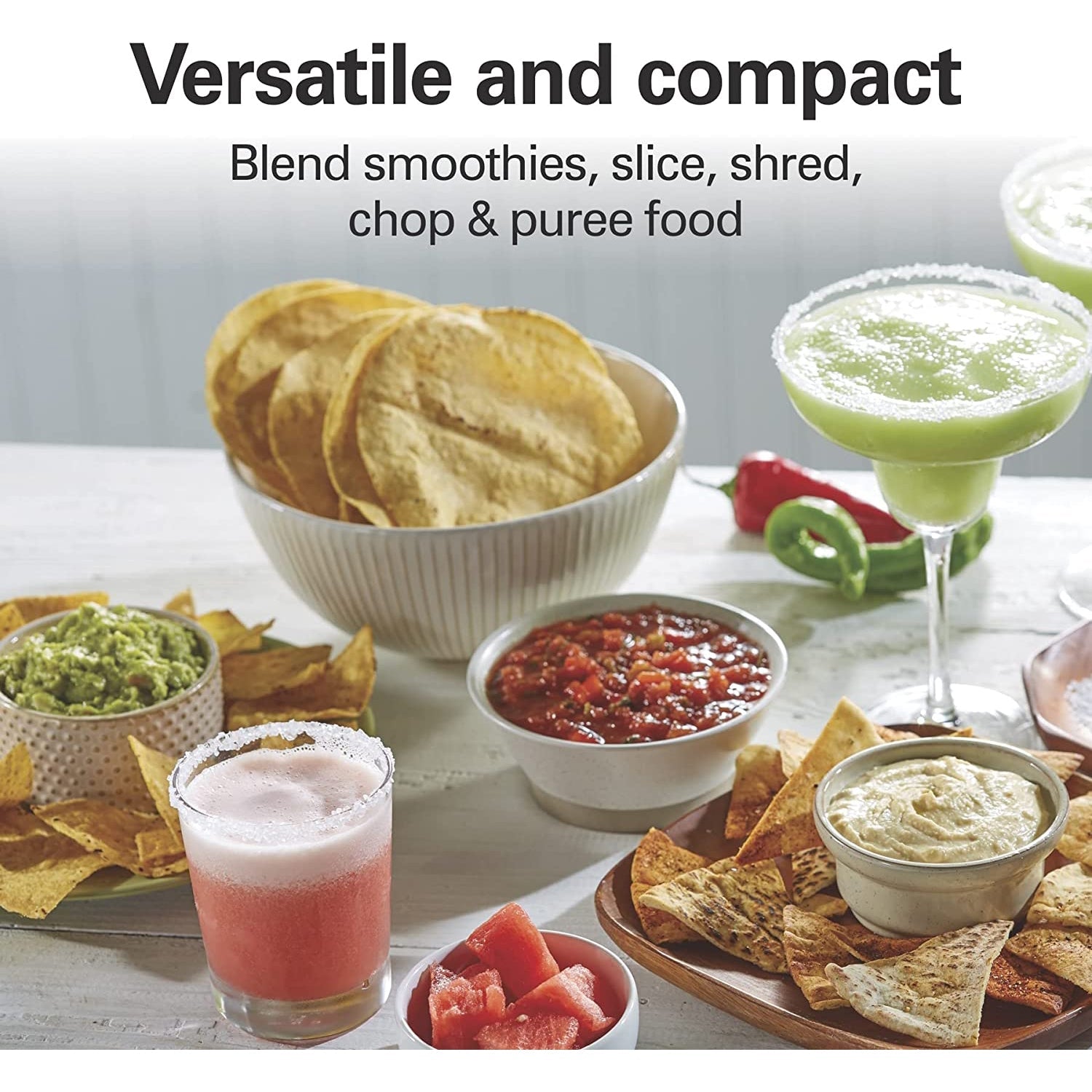 Hamilton Beach - Robot Culinaire Stack & Snap, Capacité de 4 Tasses, Noir - Simple Boutique