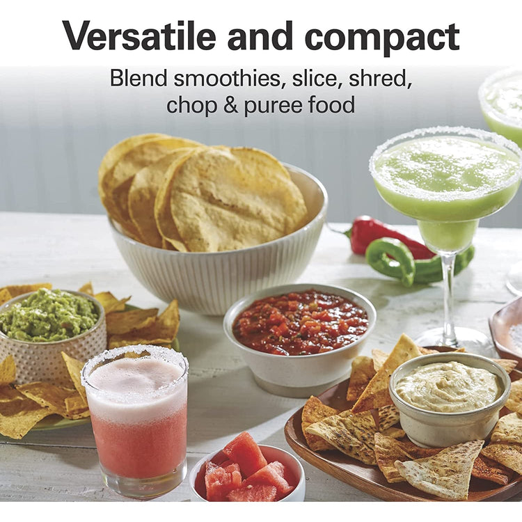 Hamilton Beach - Robot Culinaire Stack & Snap, Capacité de 4 Tasses, Noir - Simple Boutique