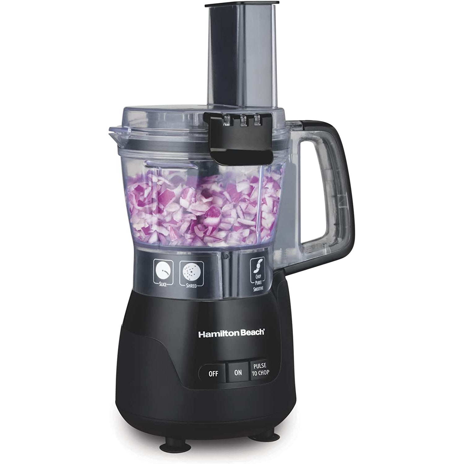Hamilton Beach - Robot Culinaire Stack & Snap, Capacité de 4 Tasses, Noir - Simple Boutique