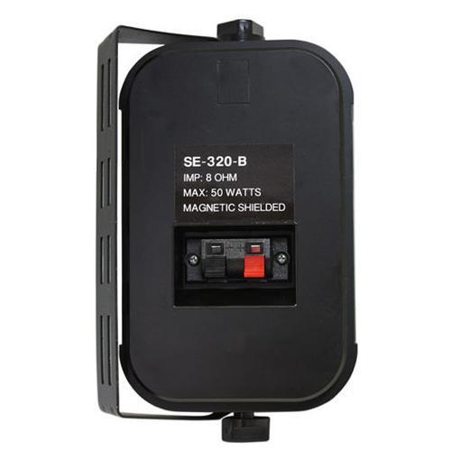 Haut-parleurs (2) Intérieur/Extérieur 2 voies 3.5" support mural - Simple Boutique